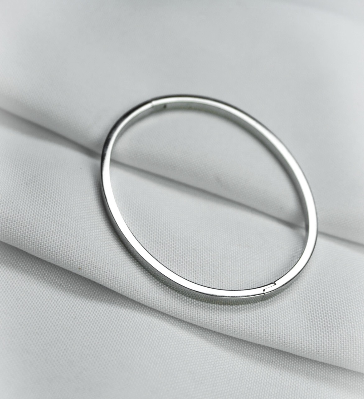 Silver Classic Bangle