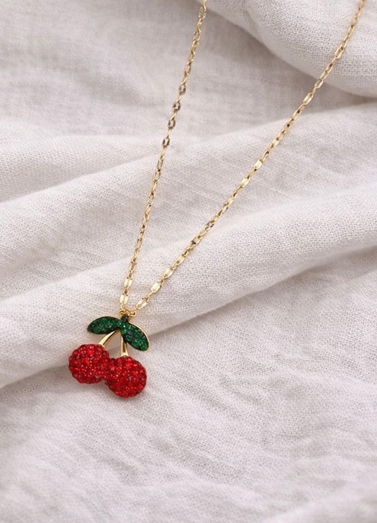 Cherry Pendant Necklace