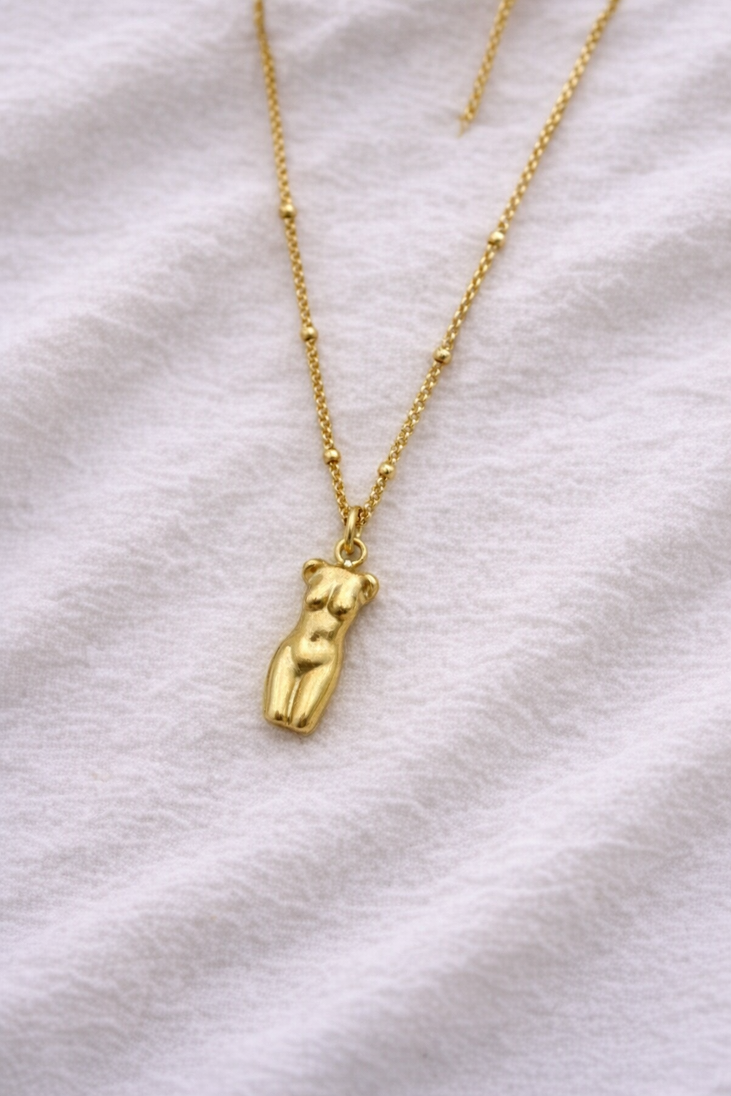 Gold Body Pendant Necklace