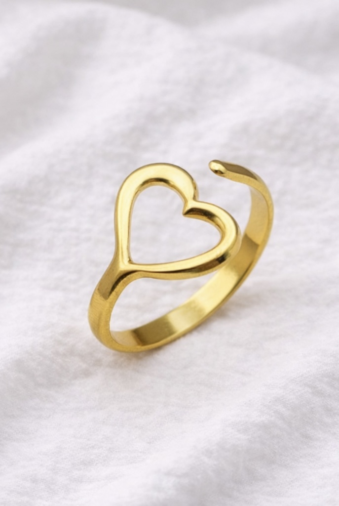Gold Heart Ring