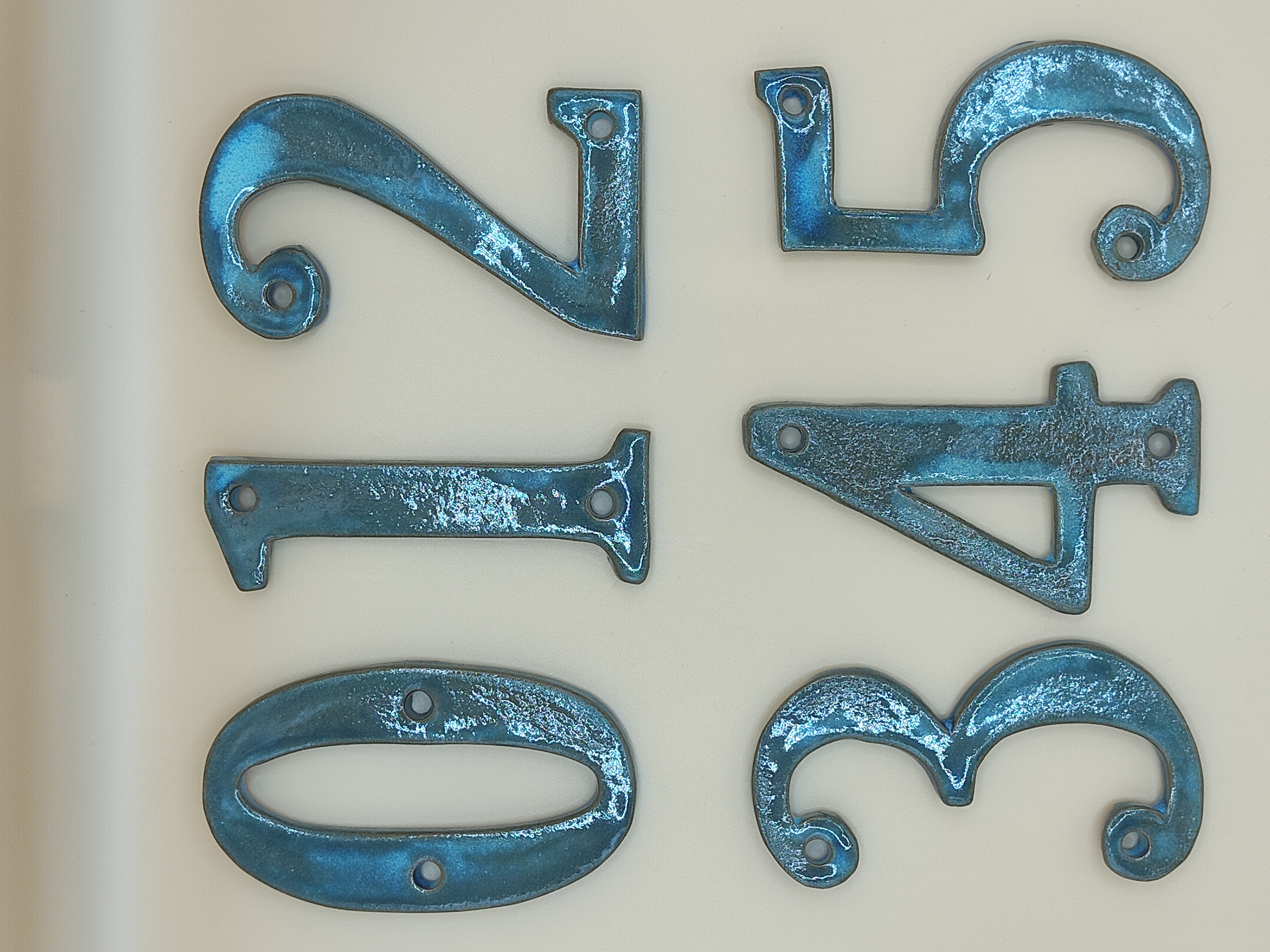 Chiffres en céramique 