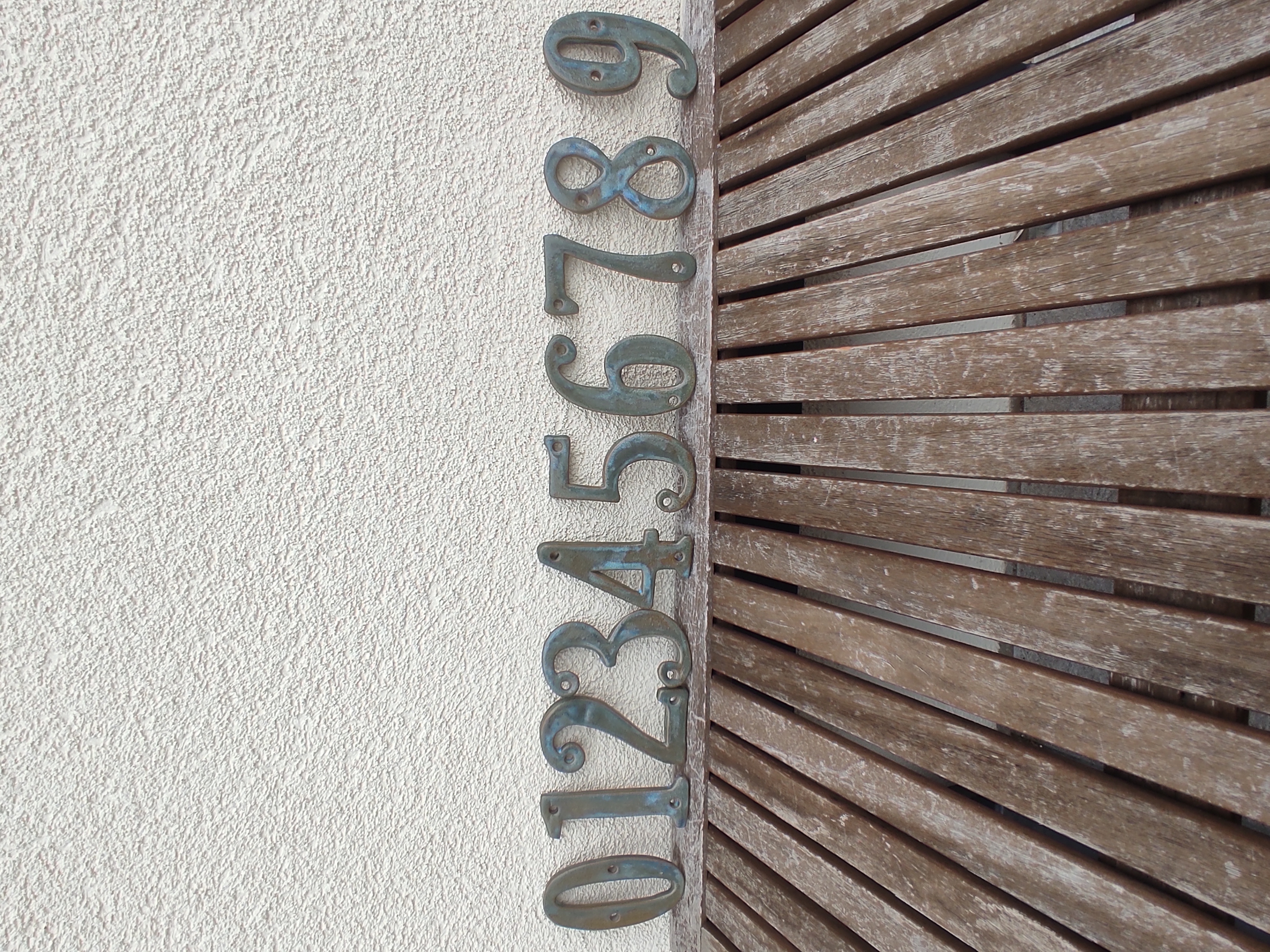 Chiffres en céramique 