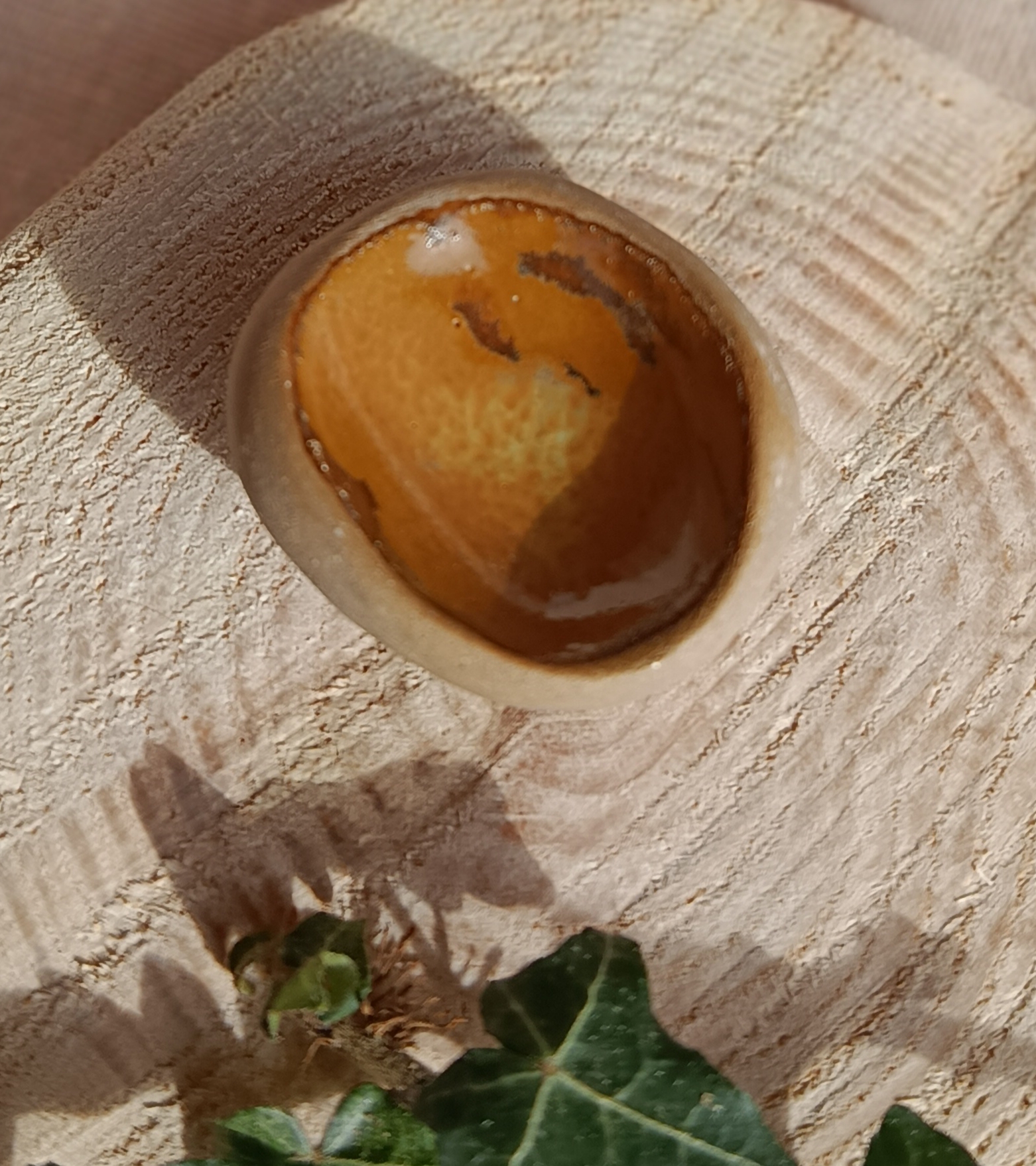 Pierres d'apaisement en céramique émaillées