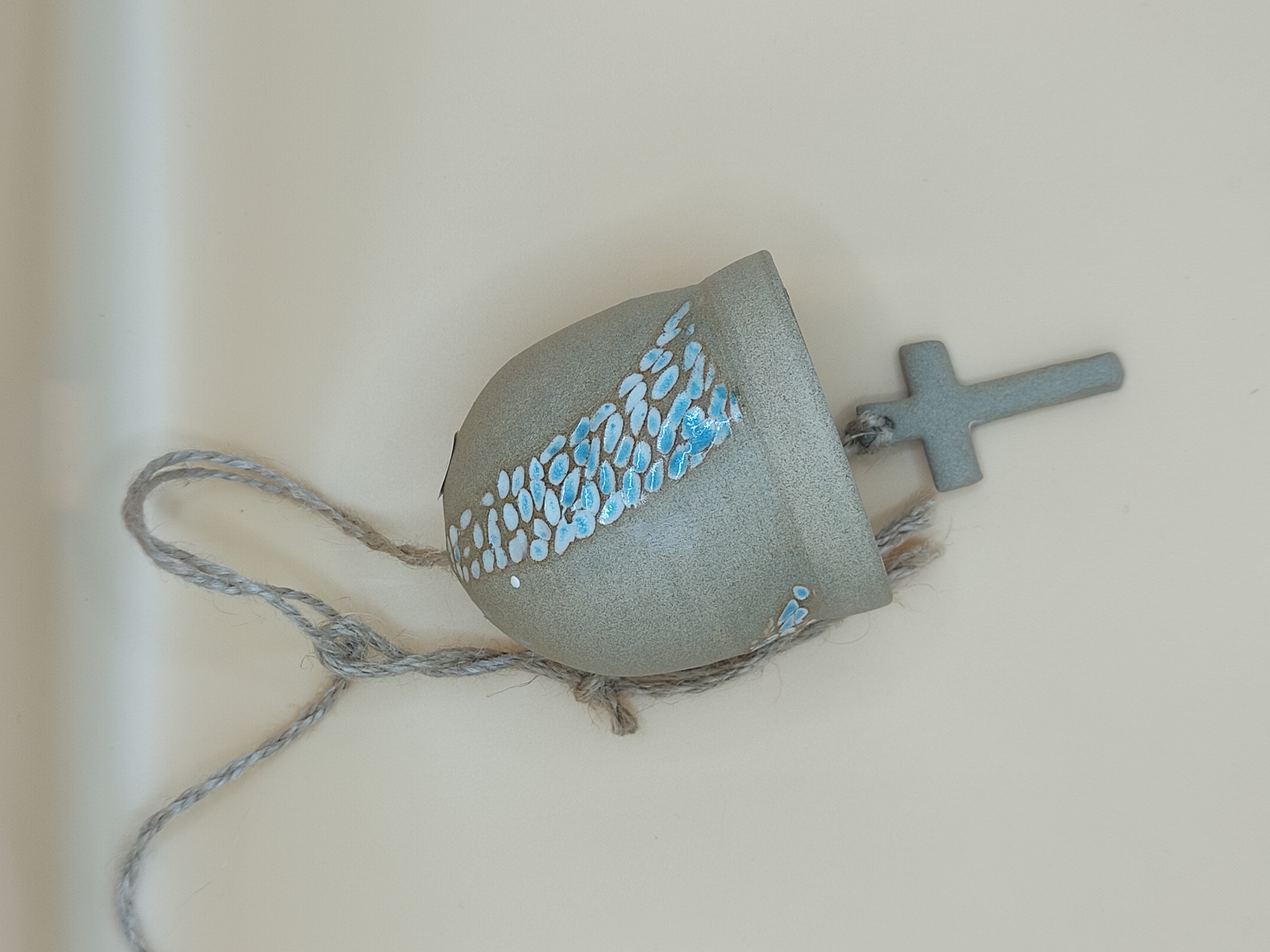 Cloche décorative en céramique