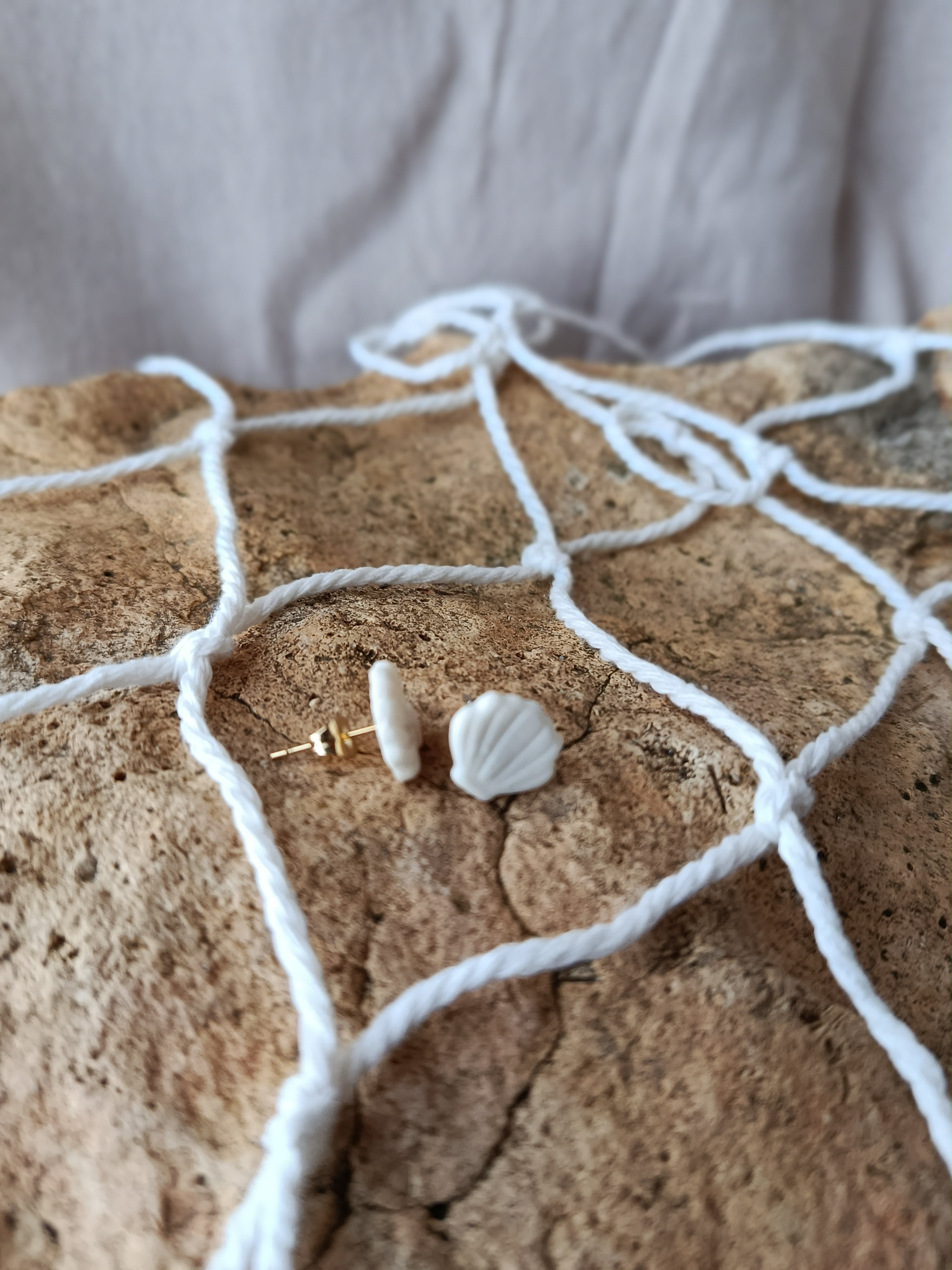 Boucles d'oreilles coquillage