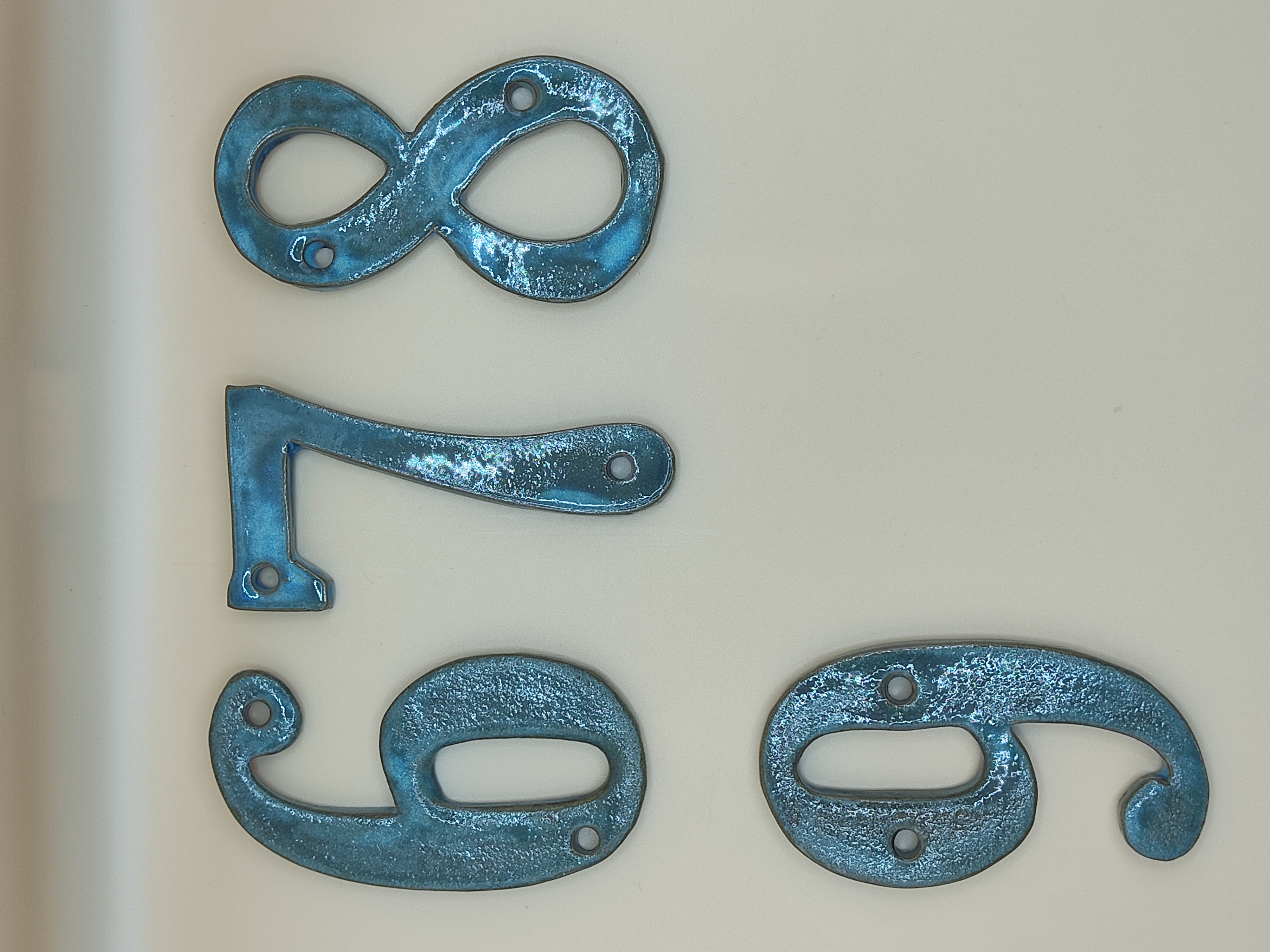 Chiffres en céramique 