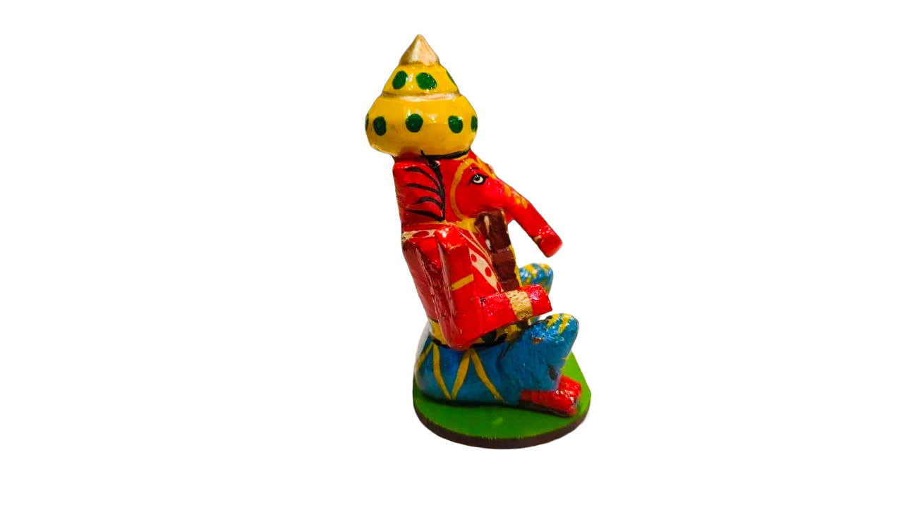 Miniature Colorful Ganesha Set of 6