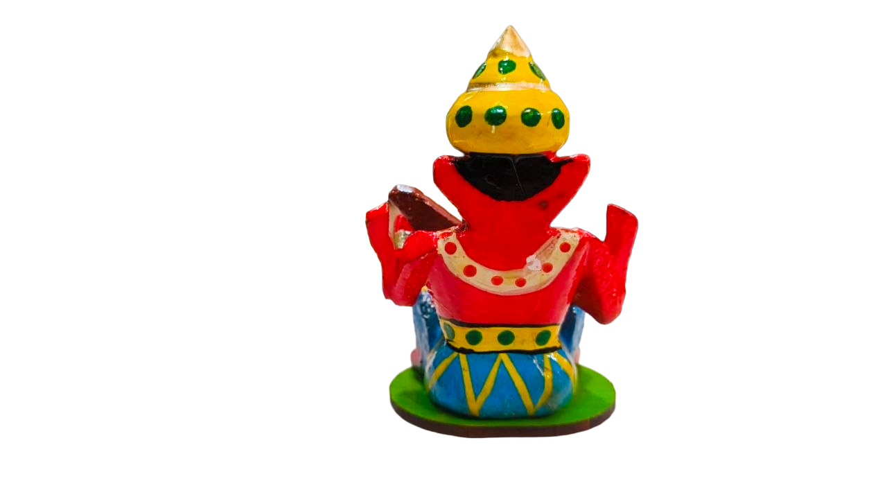 Miniature Colorful Ganesha Set of 6