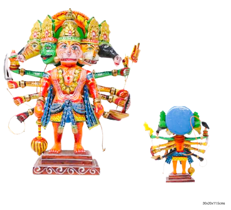 Hanuman Multi-Headed Idol