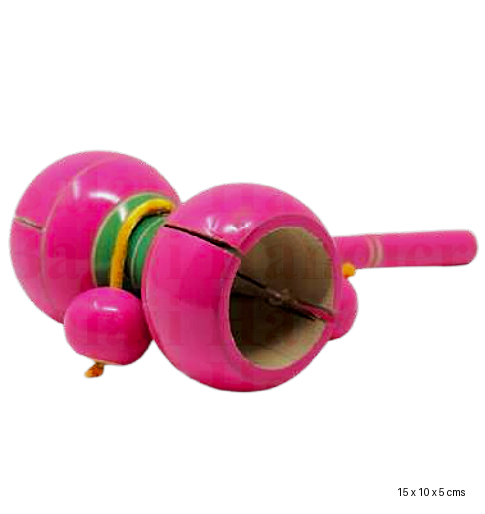 Wooden Handcrafted Damru