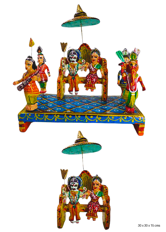 Handcrafted Shiva Darbar Set