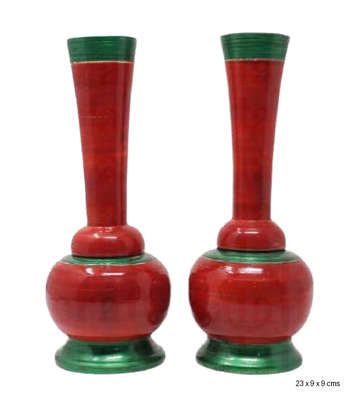 Wooden Decorative Vase Set