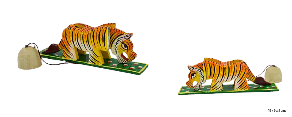 Wooden Tiger Pull Toy