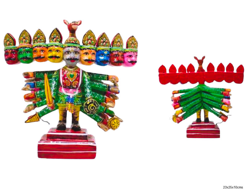 Handcrafted Ravana Statue