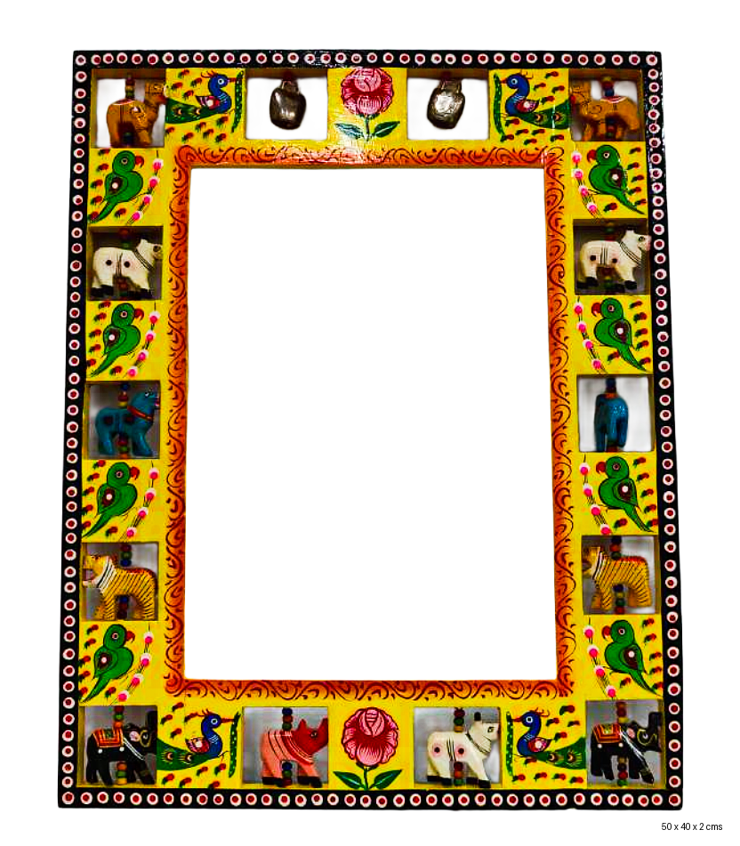 Hand-painted Animal Art Photo Frame