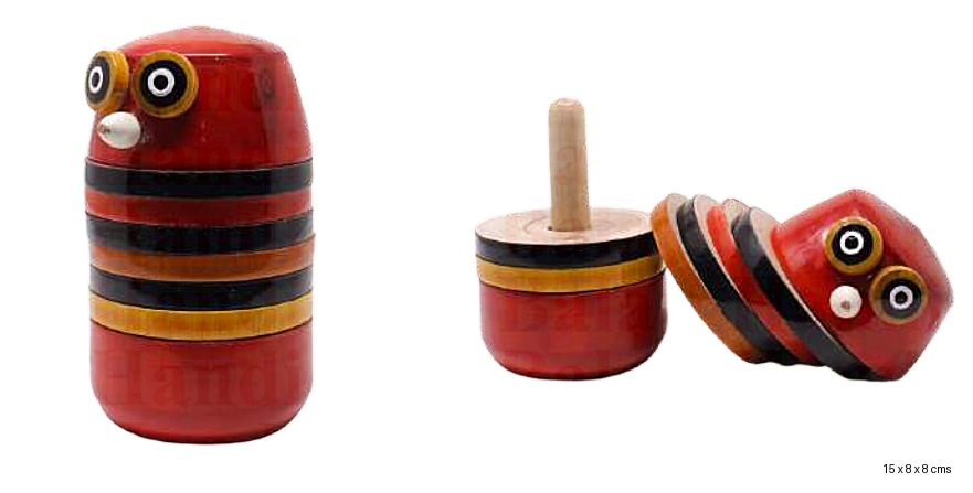 Wooden Owl Coaster Set