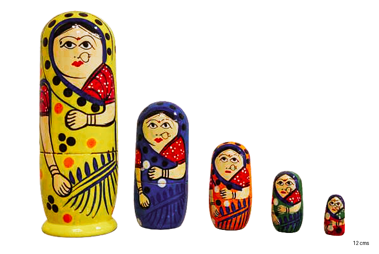 Indian Dolls Sets of 5