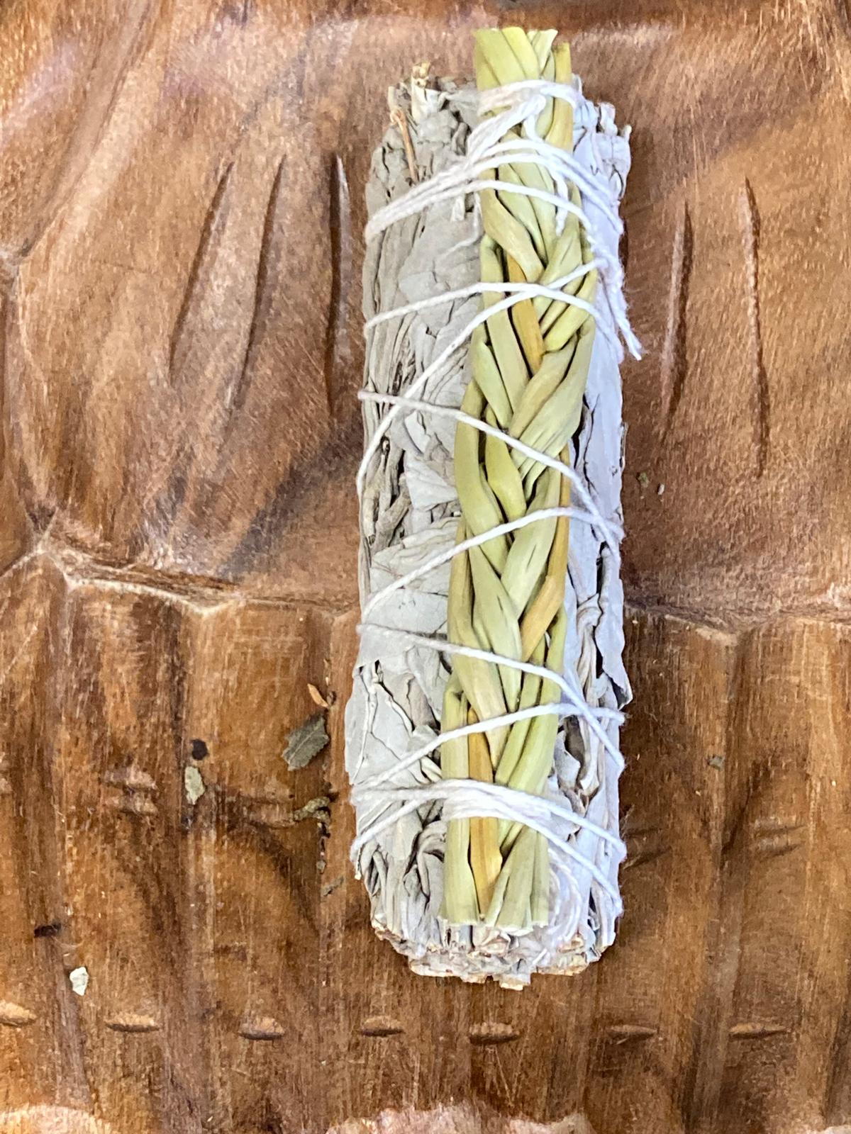 White Sage & Sweetgrass Smudge Bundle 