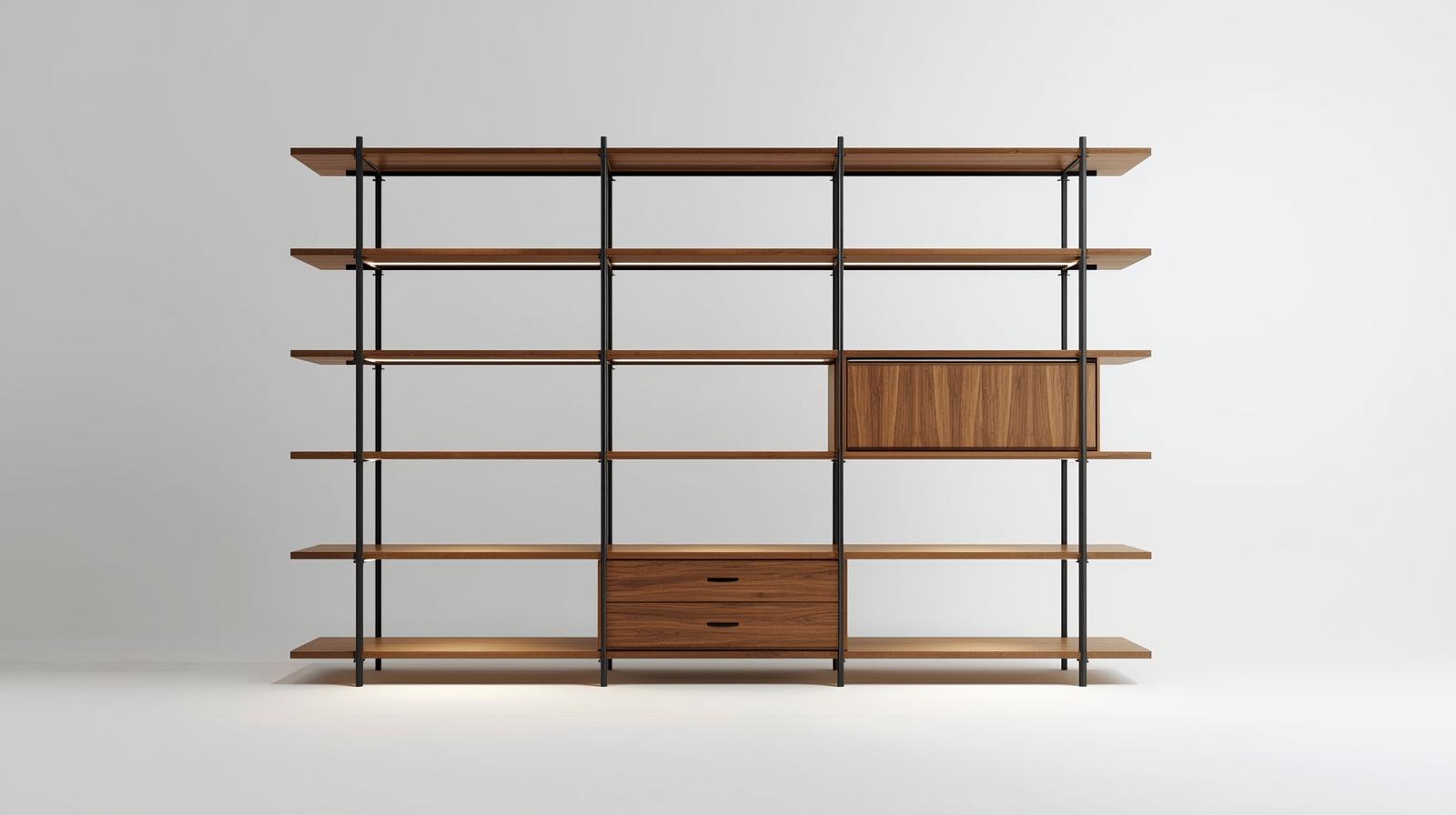 Librero Arquitectónico BASALTO