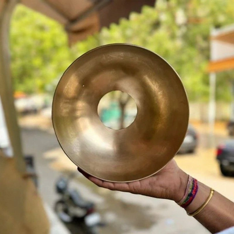 Handmade Tibetan Knee Singing Bowl for Meditation