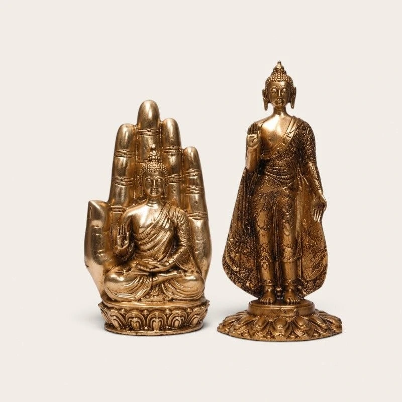 Handcrafted Brass Buddha Statue for Spiritual Decor