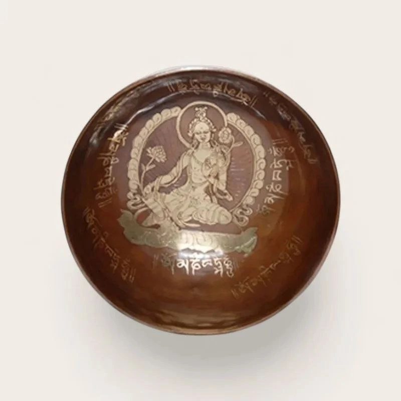 Golden Tibetan Singing Bowl