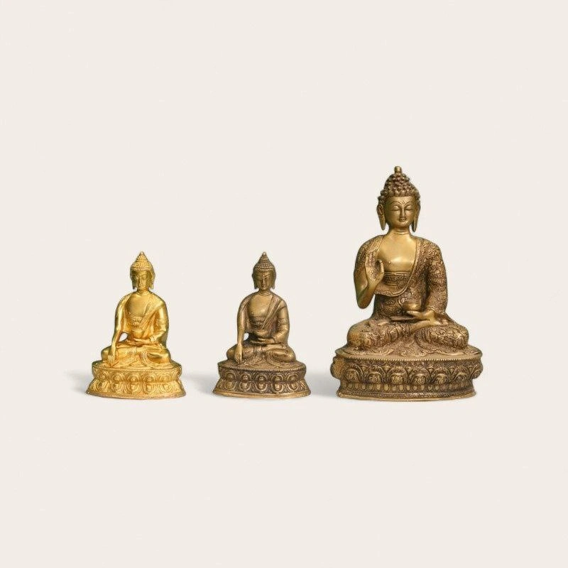 Handcrafted Brass Buddha Statue