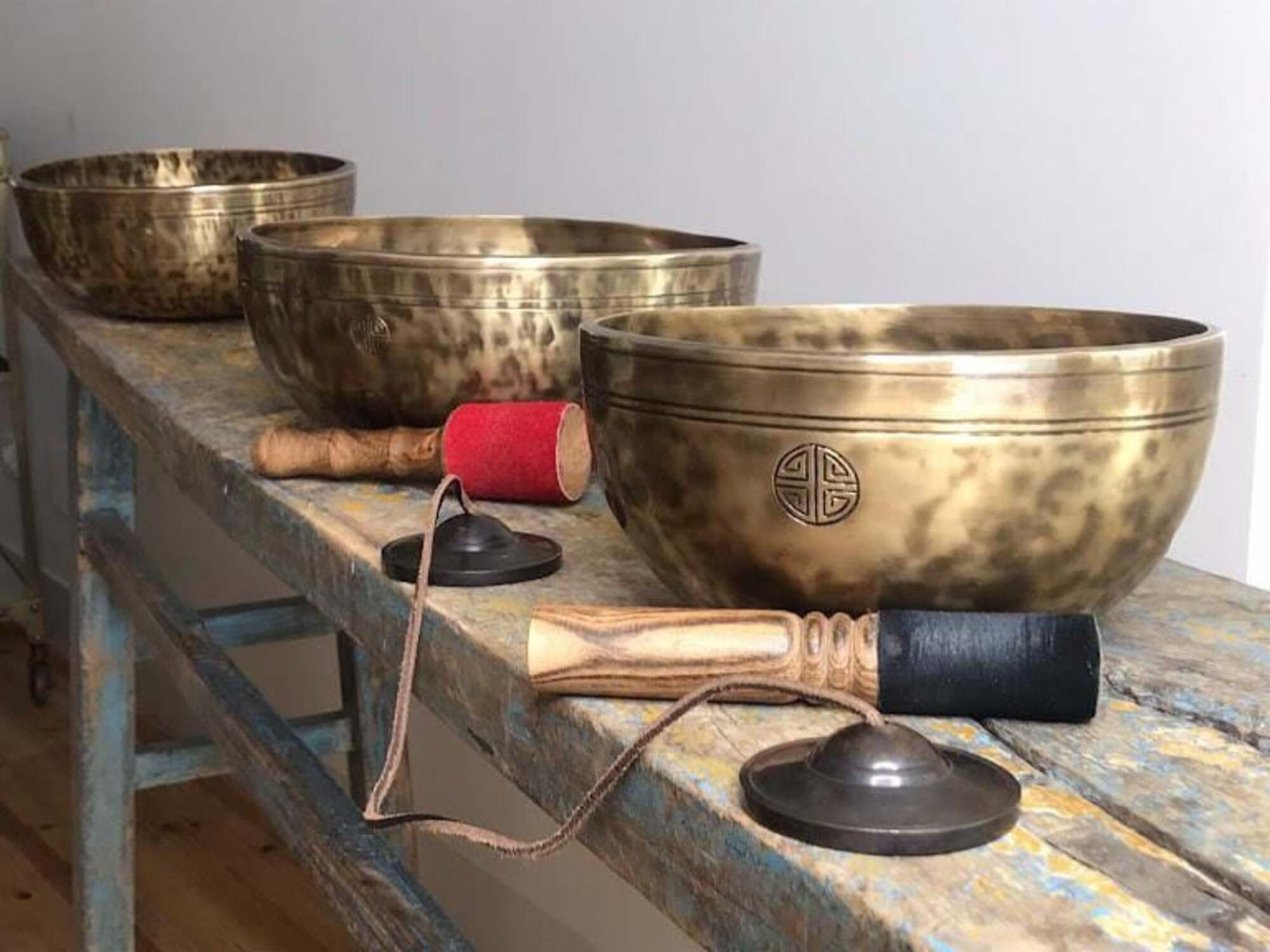 Handcrafted Singing Bowls Set