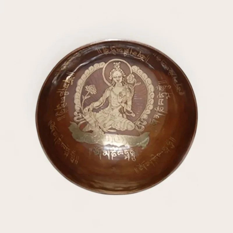Golden Tibetan Singing Bowl