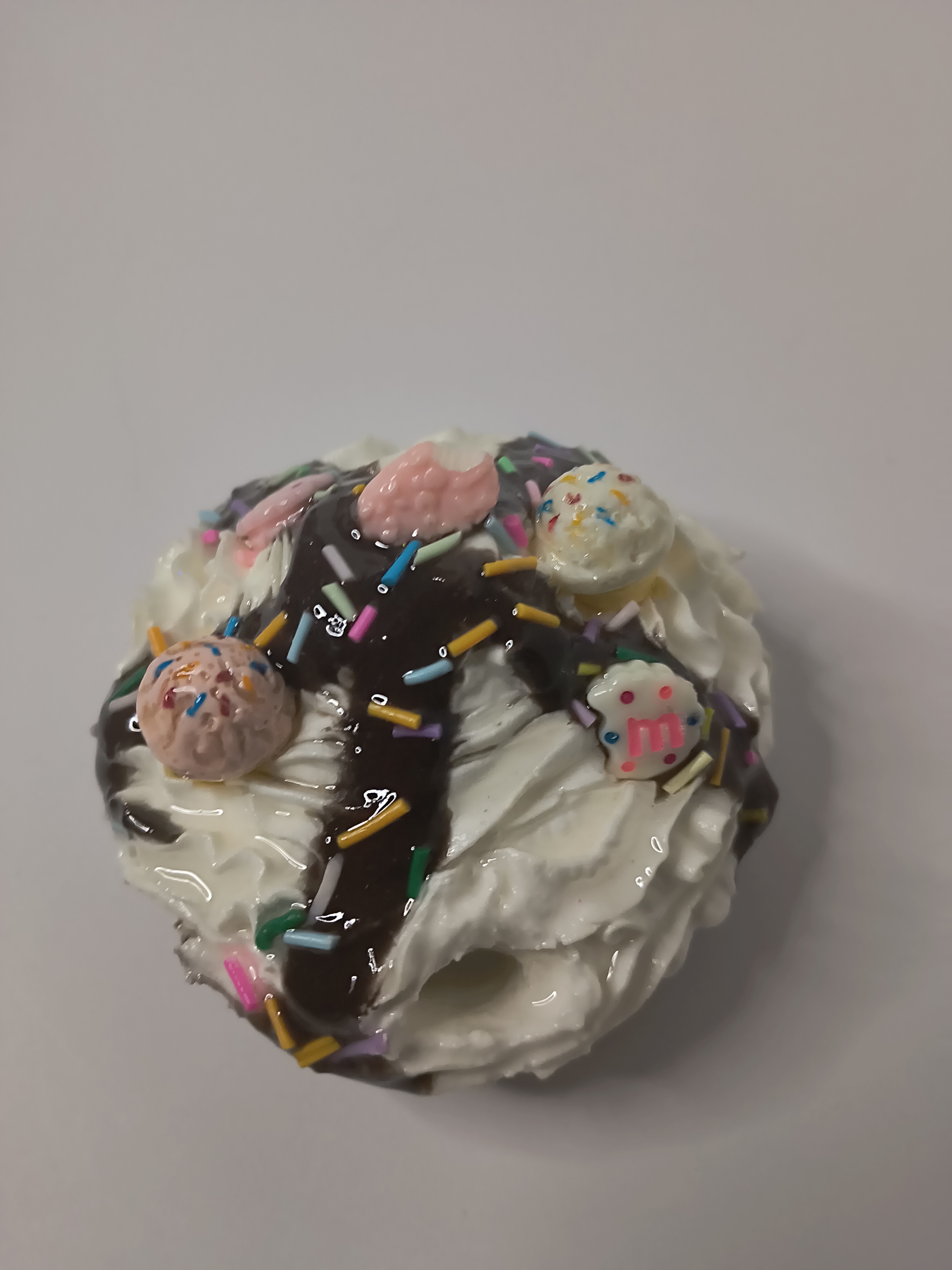 Fake Ice Cream Dessert Tumbler Topper