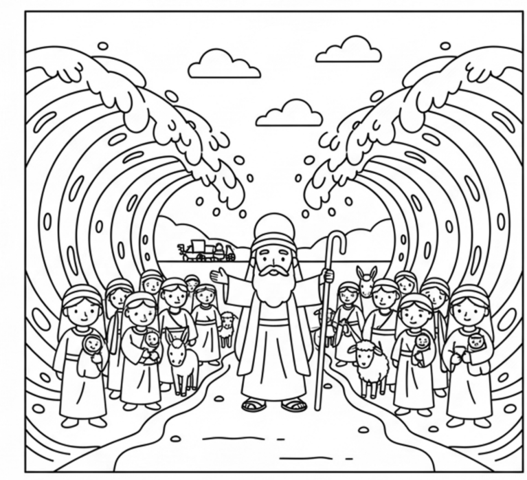 Kids Bible Coloring Pages
