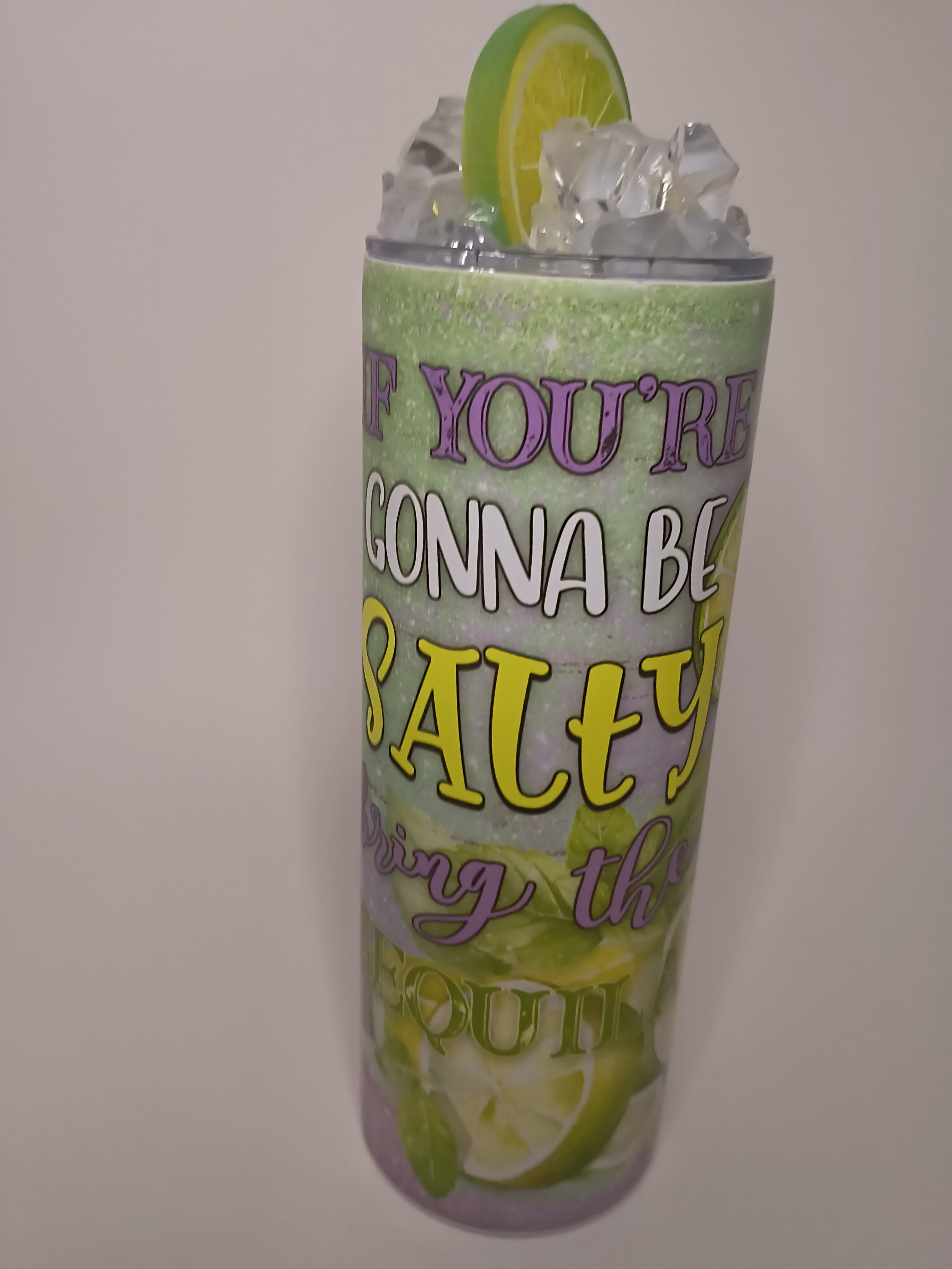 Lime Themed Tumbler