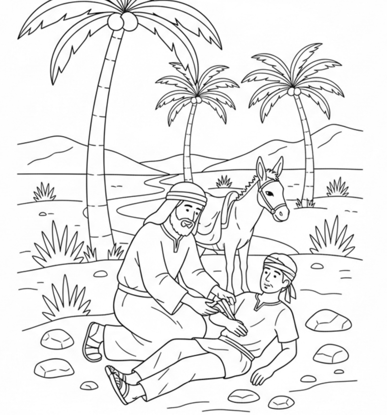 Kids Bible Coloring Pages