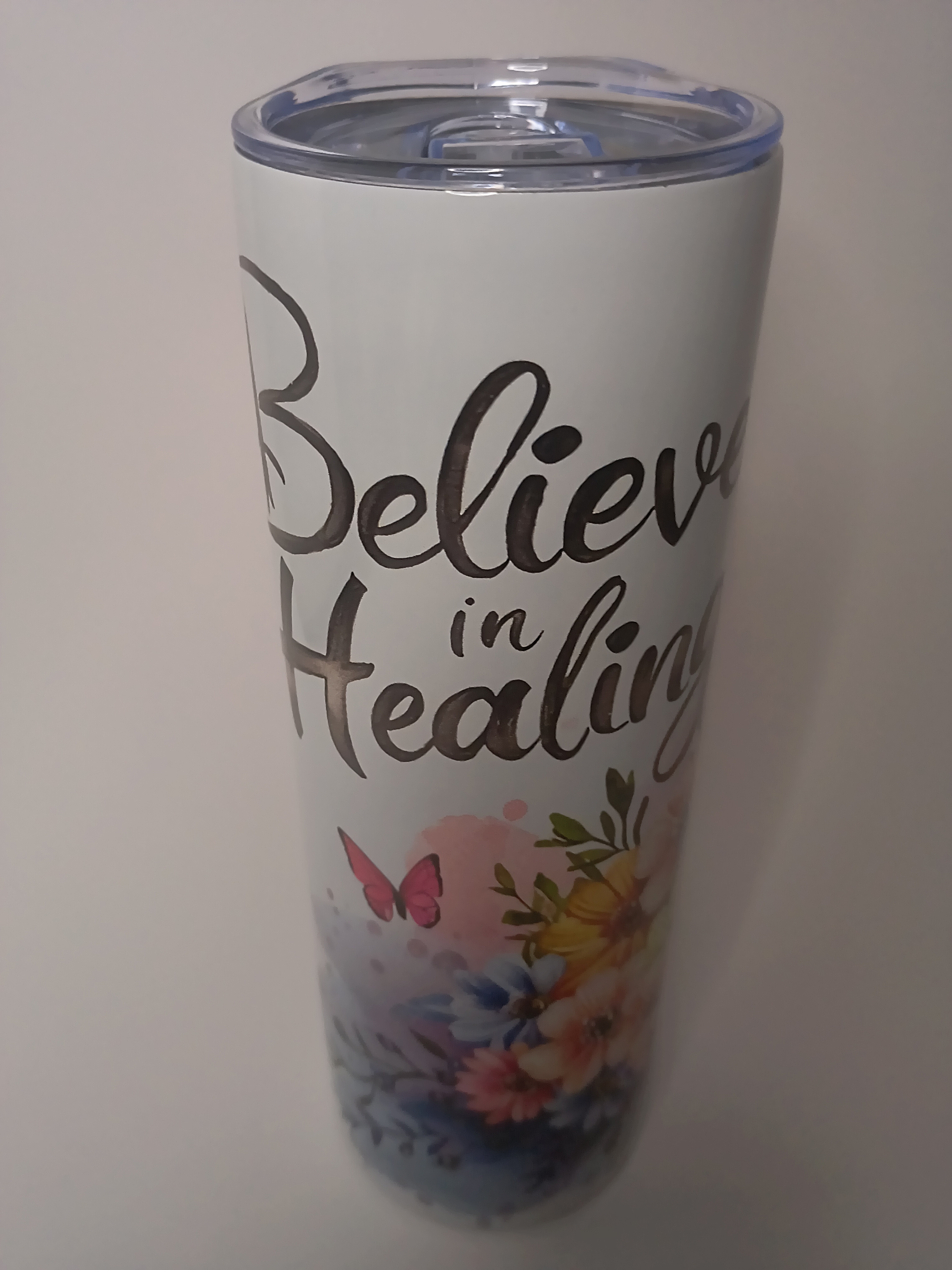 Cancer Ribbon Awareness Tumbler