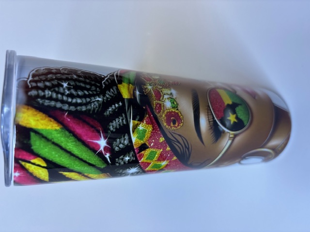 Rasta-Inspired 20oz. tumbler