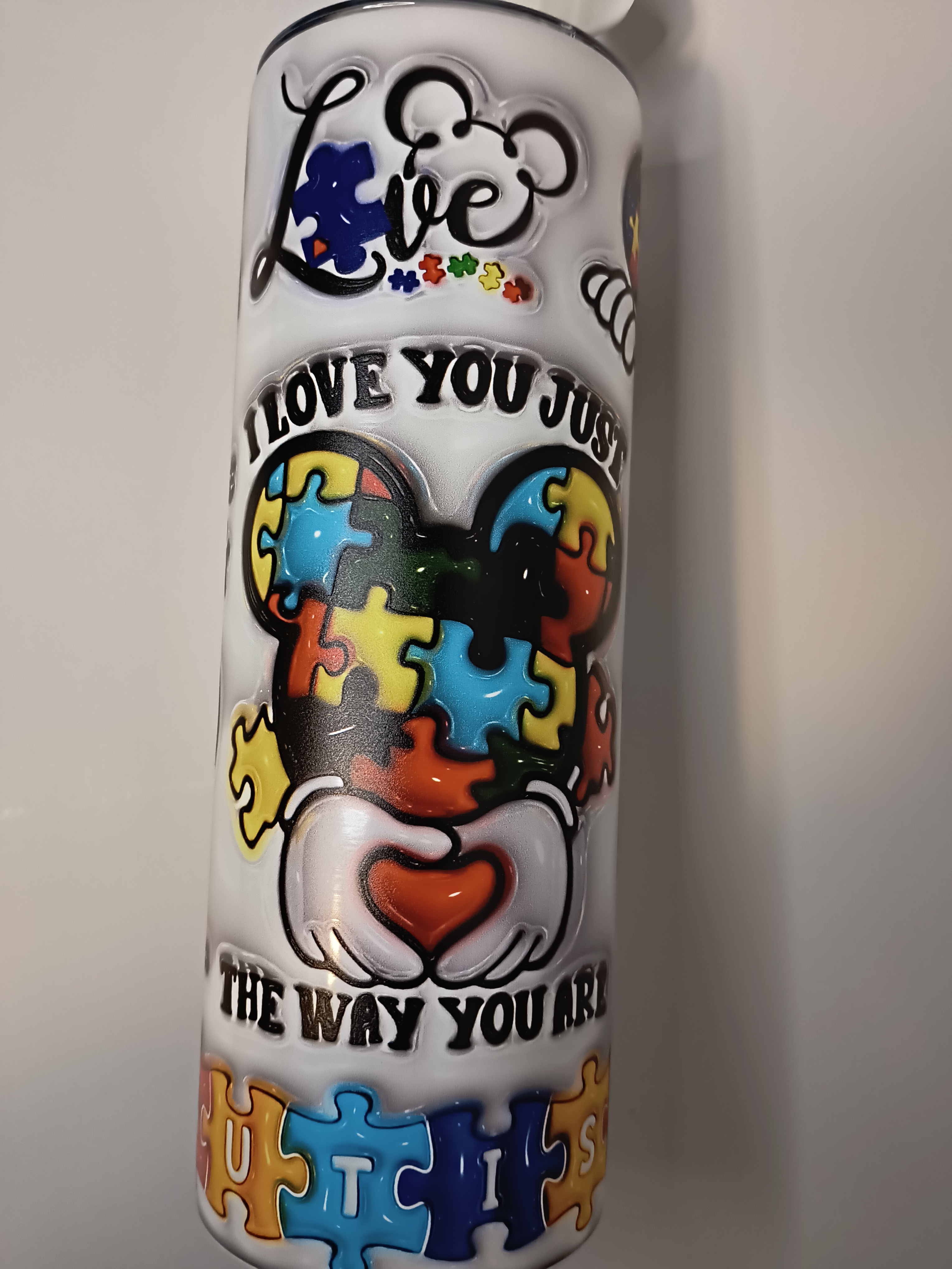 Mickey Autism Awareness Tumbler