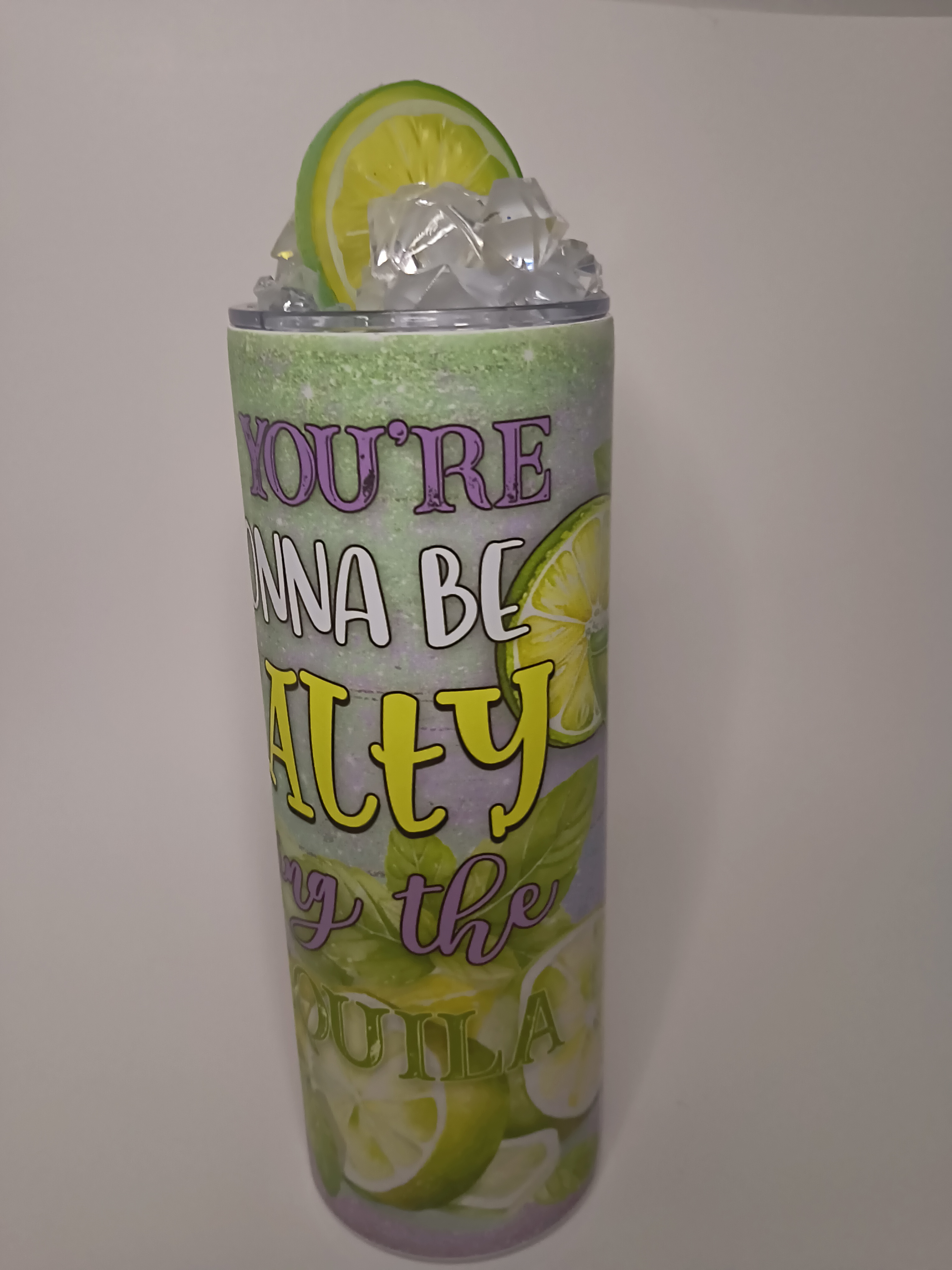 Lime Themed Tumbler