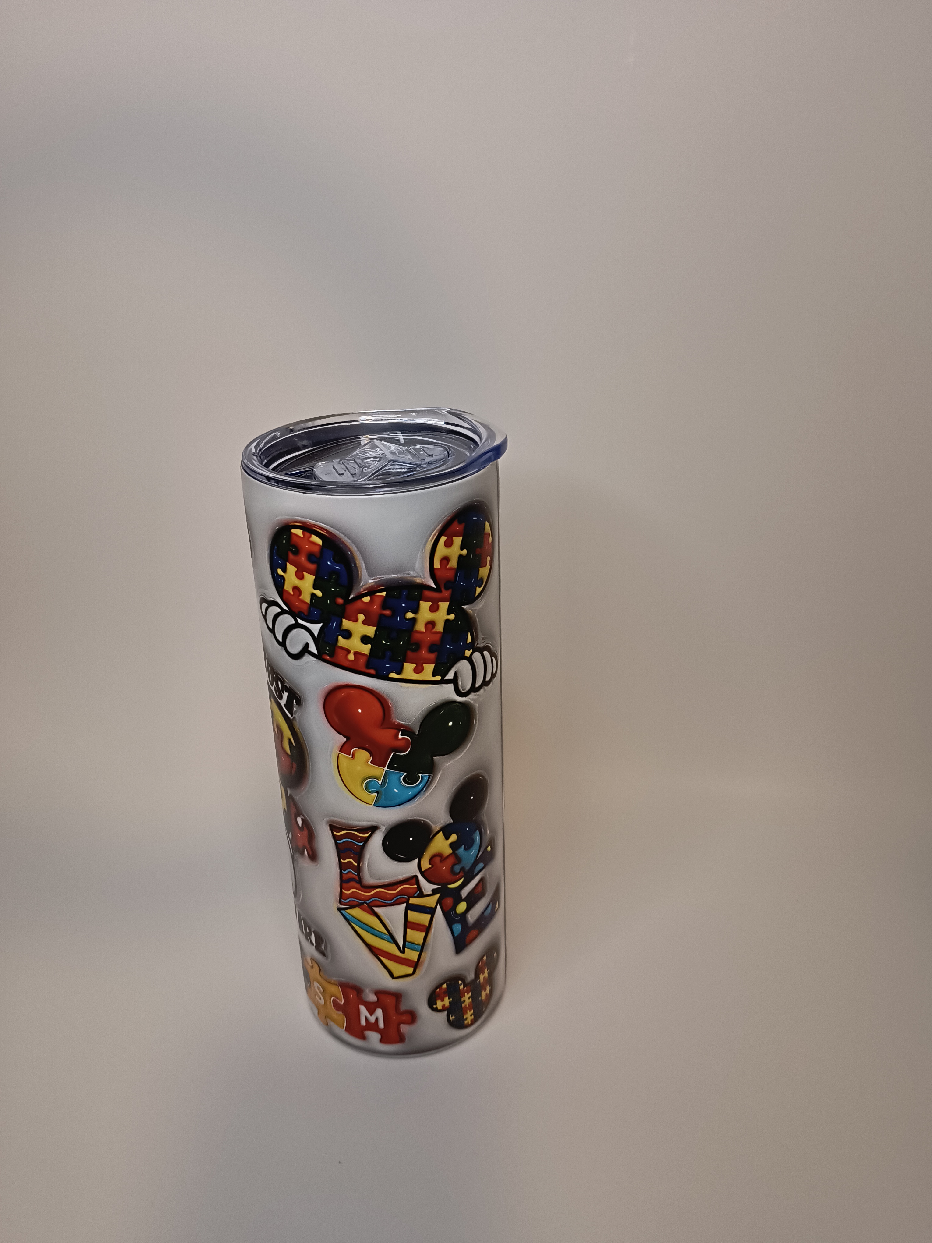 Mickey Autism Awareness Tumbler