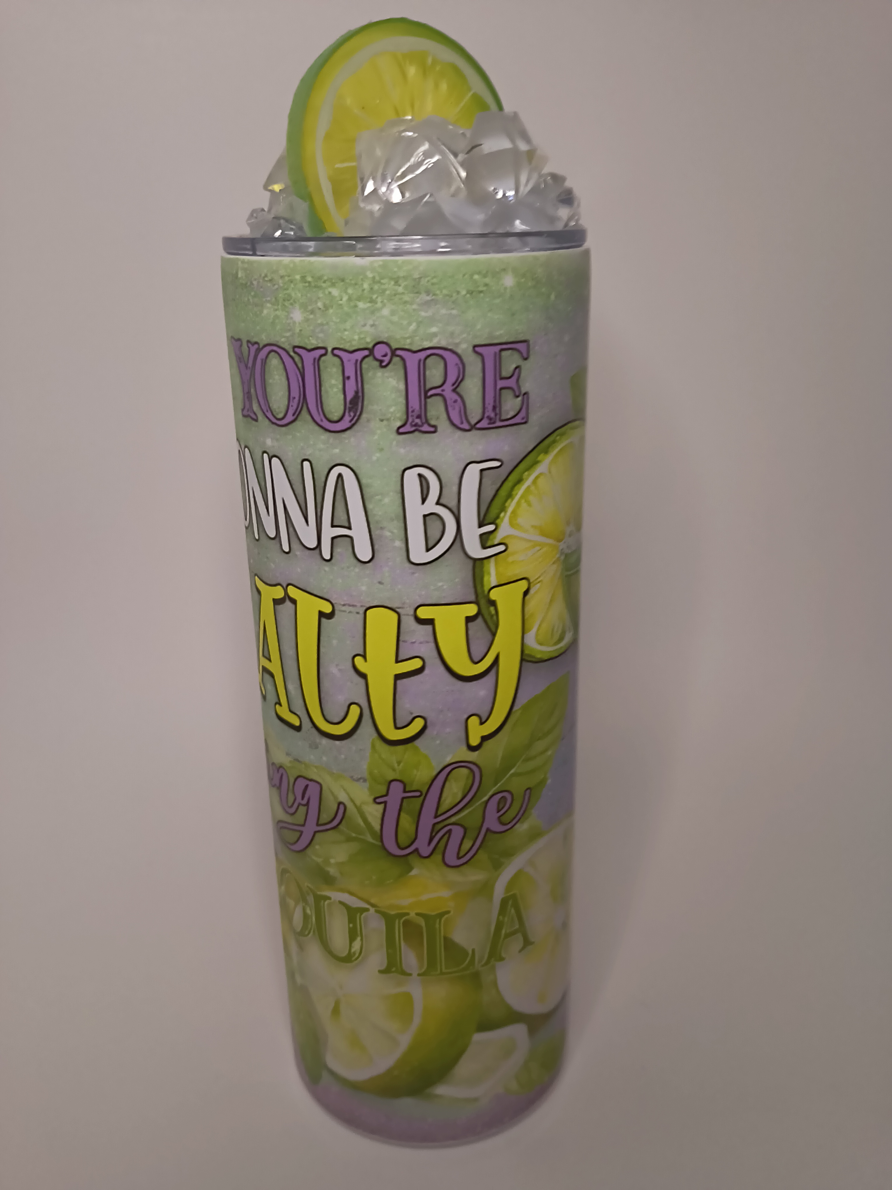 Lime Themed Tumbler