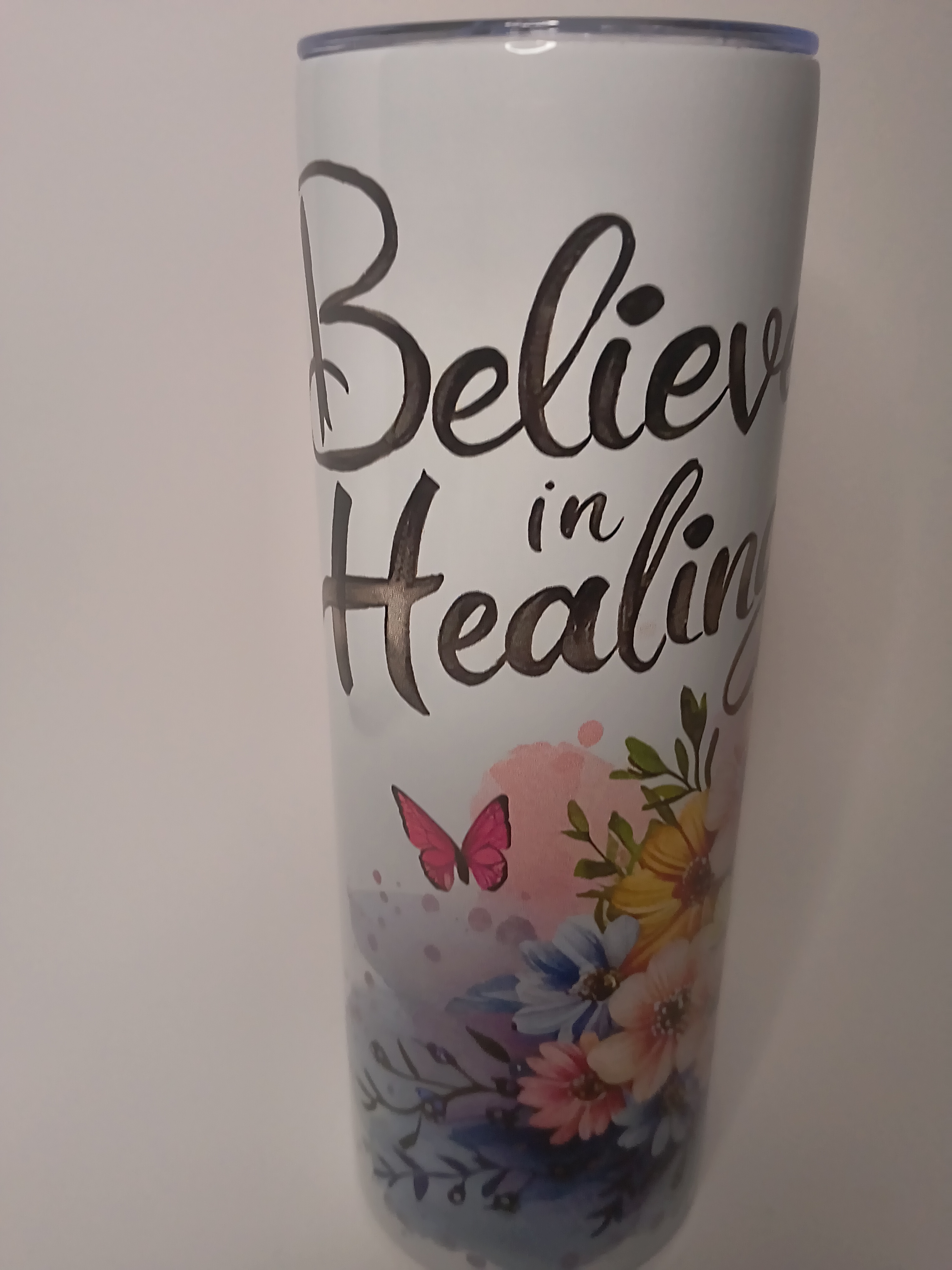 Cancer Ribbon Awareness Tumbler