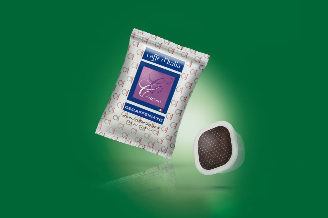 Caffè Decaffeinato - COMPOSTABILE - 50 capsule