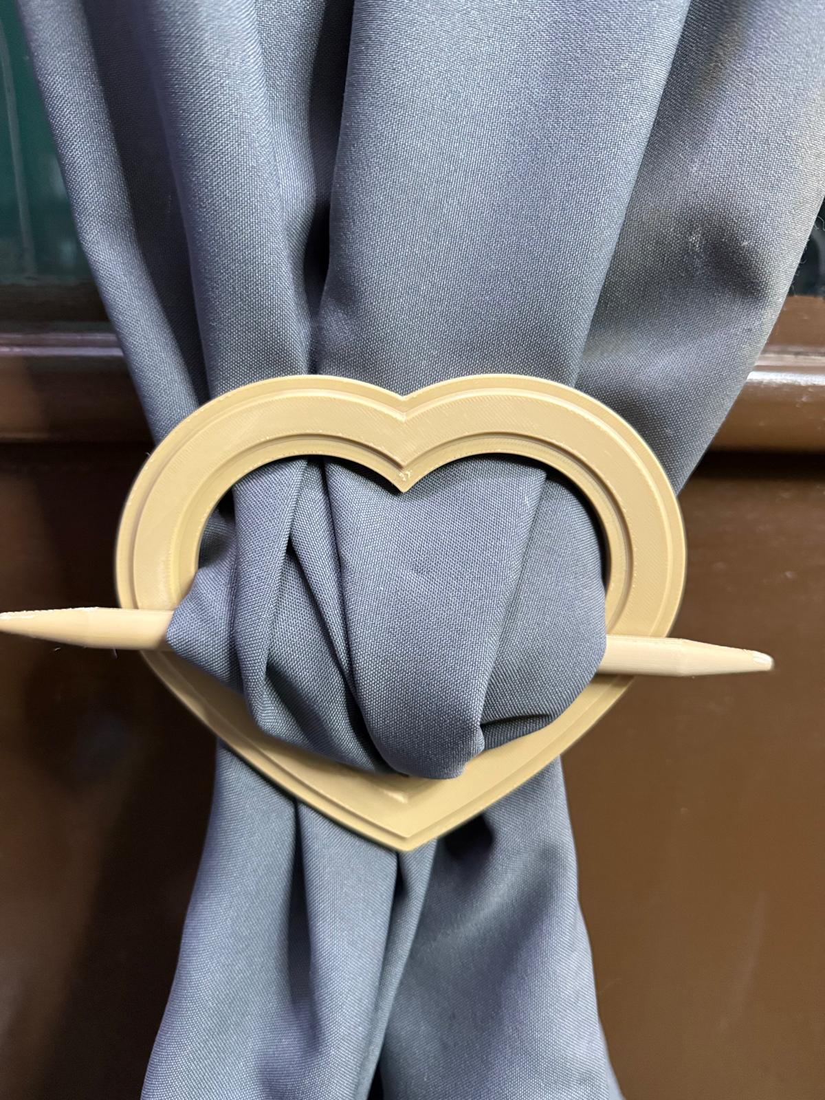 Sujetador de Cortinas CORAZÓN 