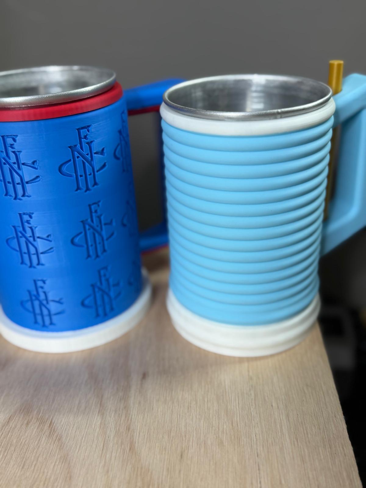 Jarra / Chop 500 ml – con Vaso de Aluminio Interior (15 x 13 cm aprox.)