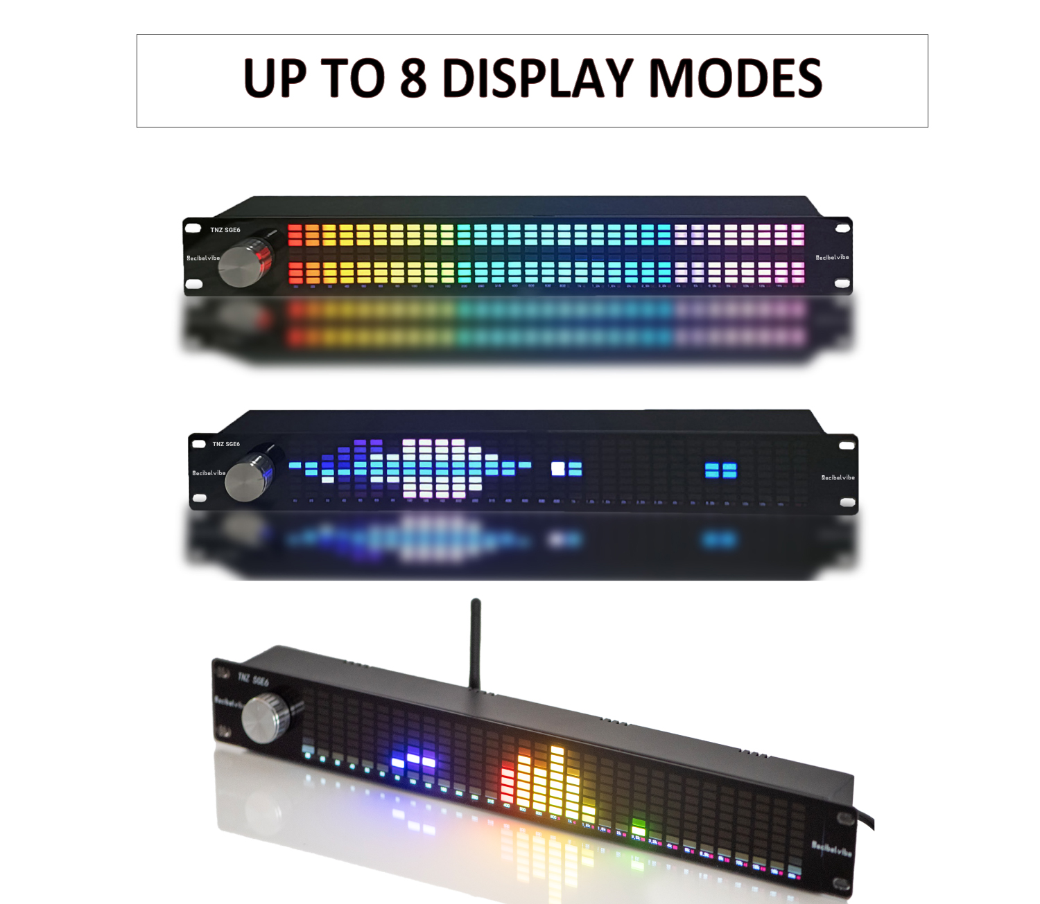 Decibelvibe TNZ SGE6 - Audio Graphic Equalizer (Silver)