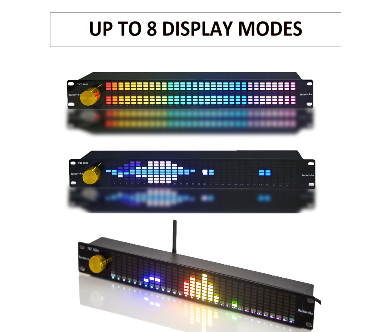 Decibelvibe TNZ SGE6 - Audio Graphic Equalizer (Gold)