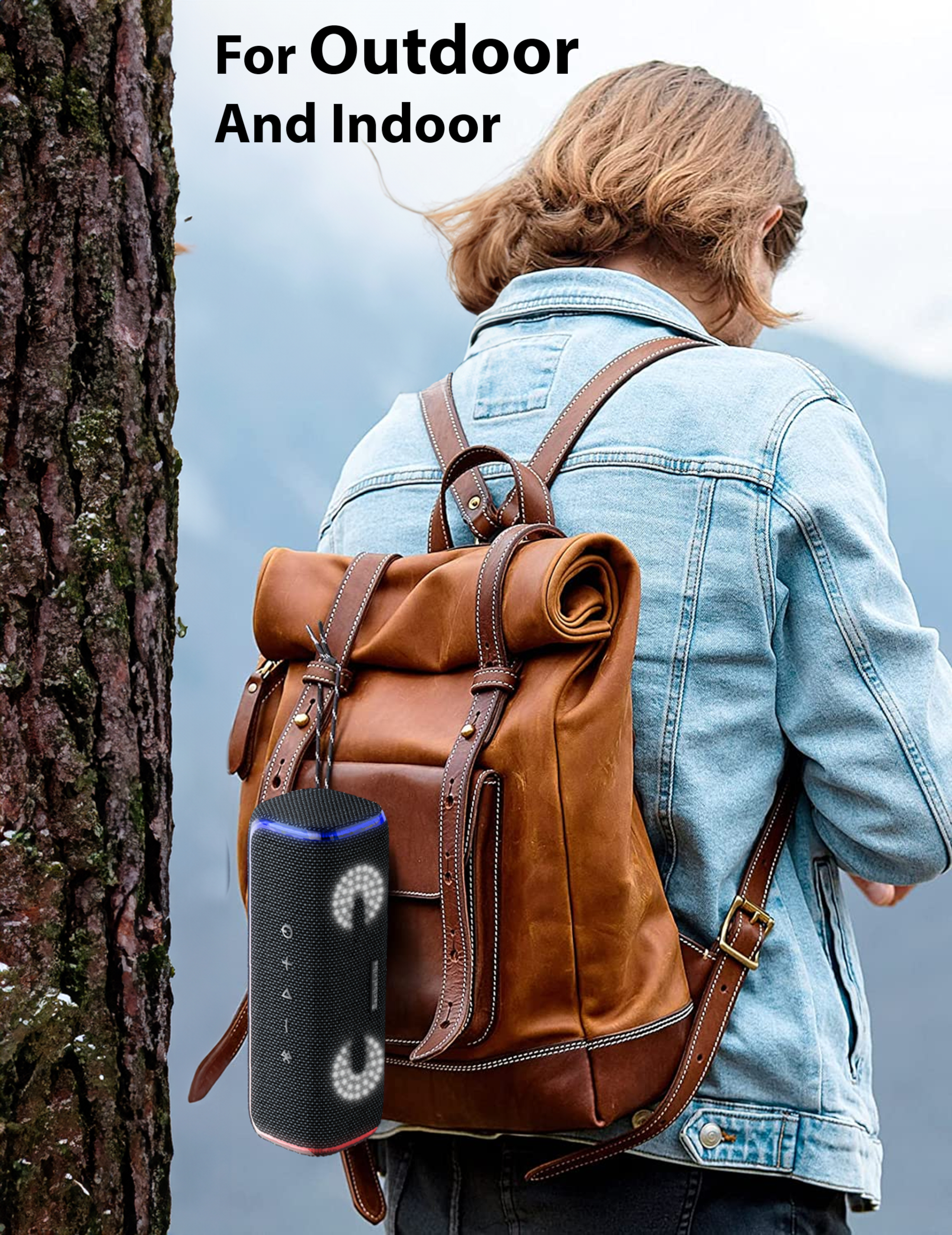 Decibelvibe Initial Tnz 7 - Portable Bluetooth Speaker (Cyan)