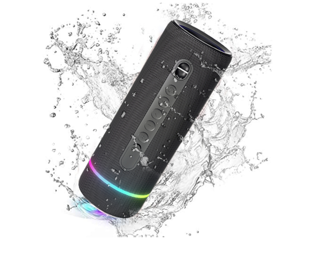 Decibelvibe Tnz Sleek 8 - Portable Bluetooth Speaker (Black)