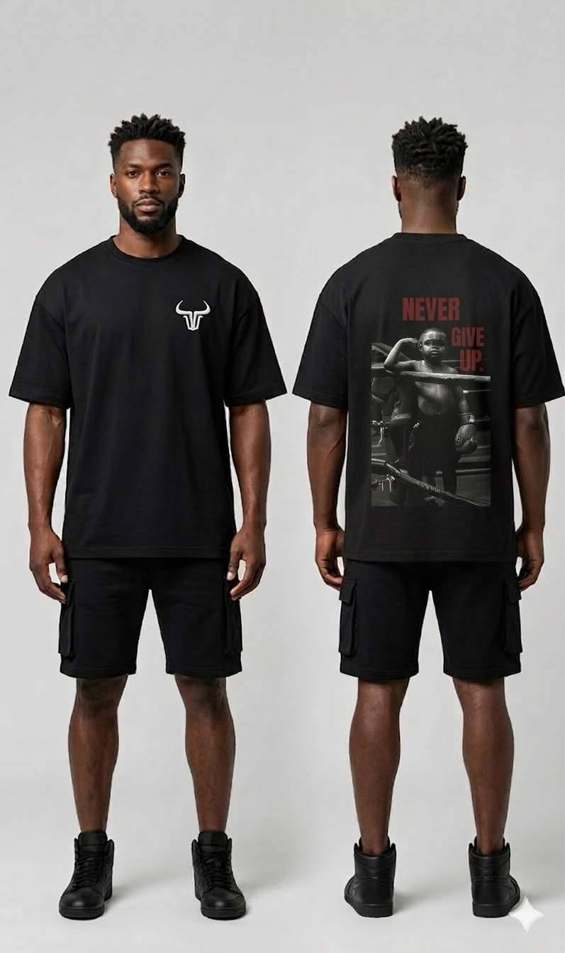 Camiseta Never Give Up Masculina