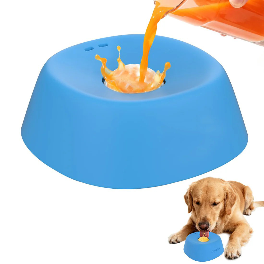 Liquid Treat Slow Feeder Dog Bowl