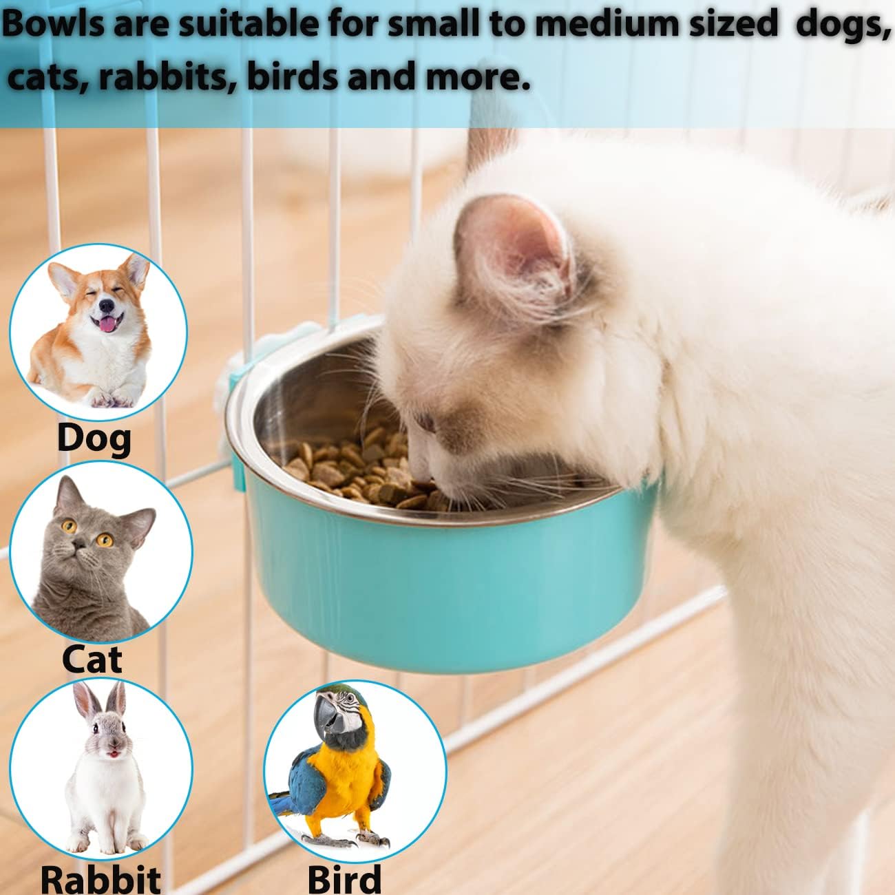 Crate Removable Pet Bowl